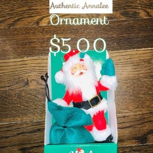 Authentic Annalee Santa Ornament